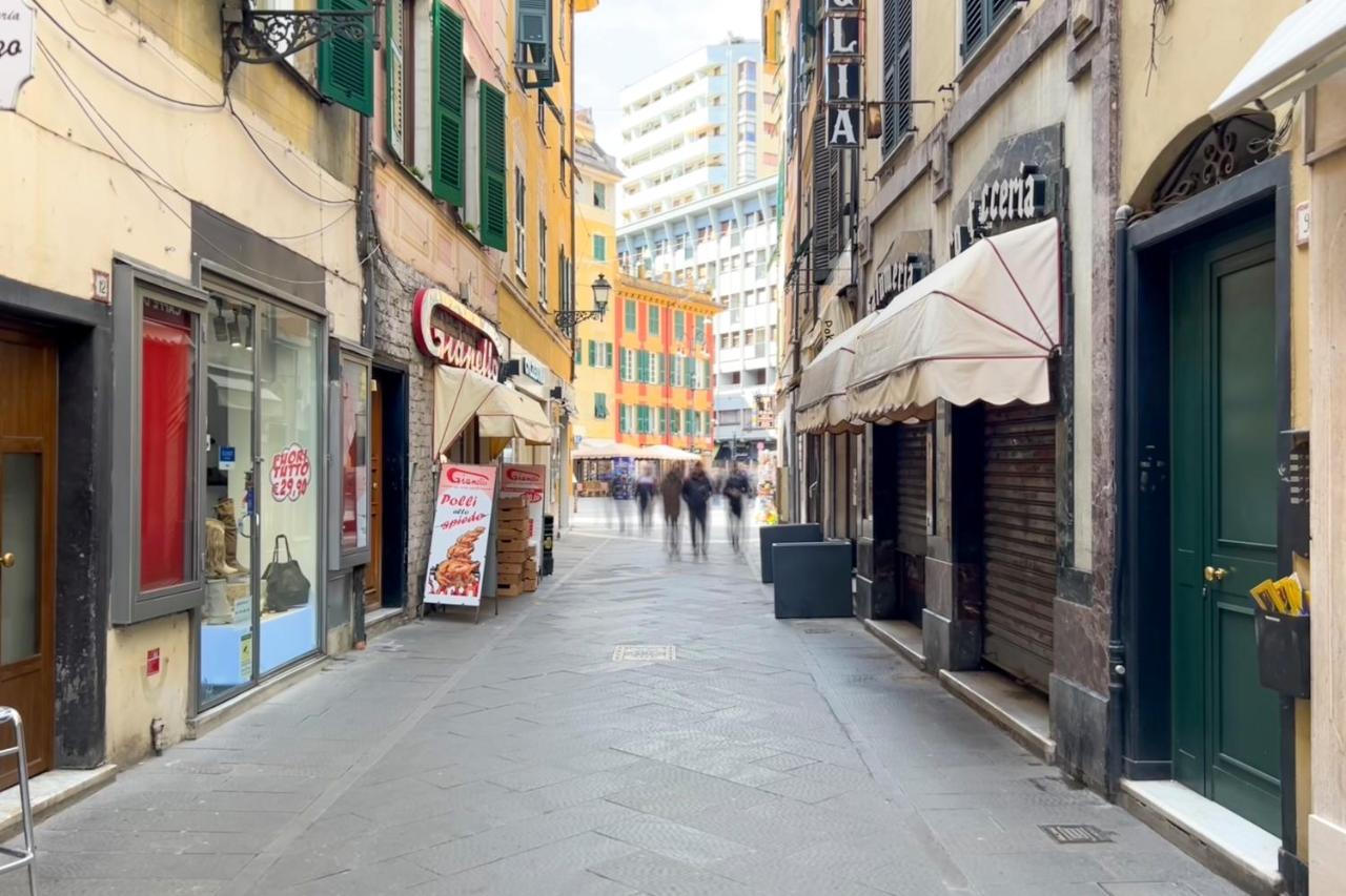 Mazzini 12 Very Central Apartment With Private Garage, Air Conditioning, Wifi, Just 50 Meters From The Beach Rapallo Eksteriør bilde