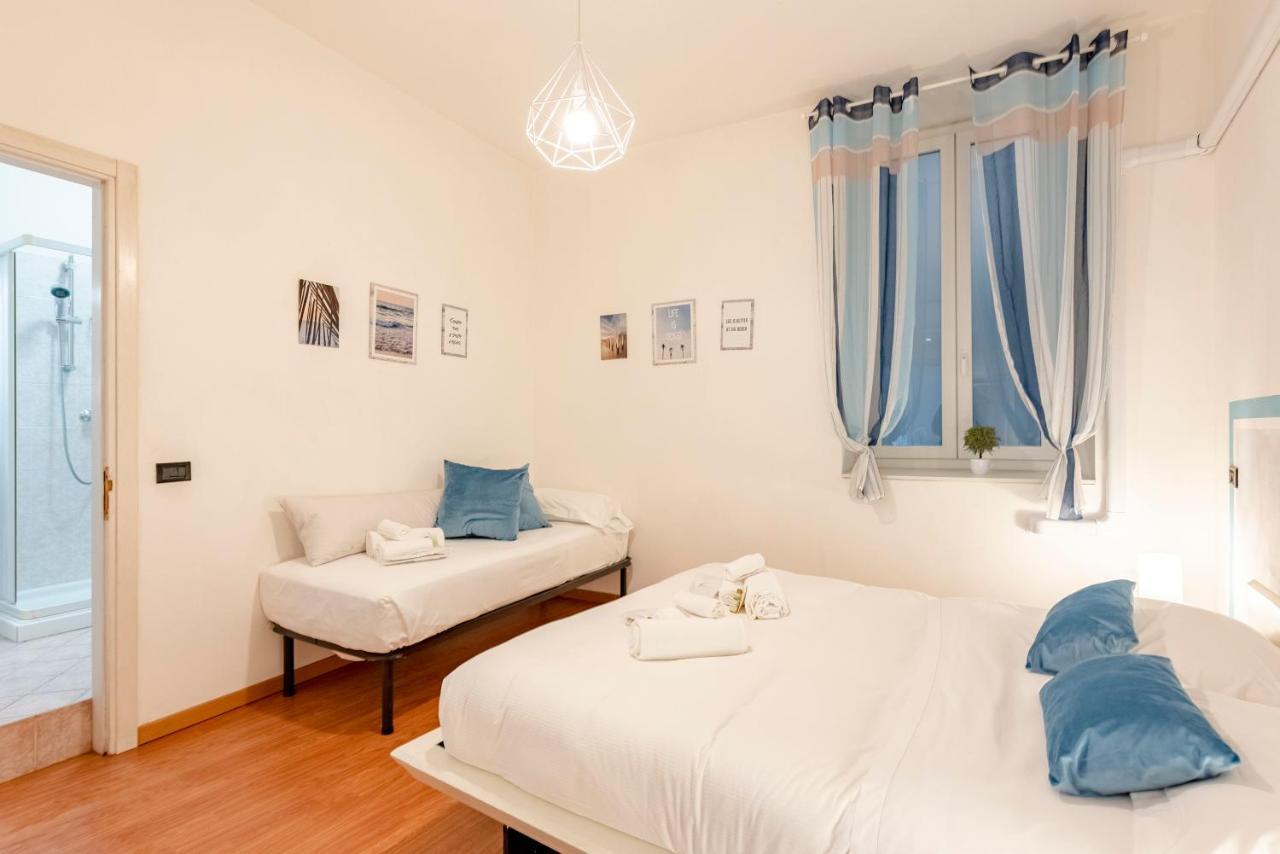 Mazzini 12 Very Central Apartment With Private Garage, Air Conditioning, Wifi, Just 50 Meters From The Beach Rapallo Eksteriør bilde